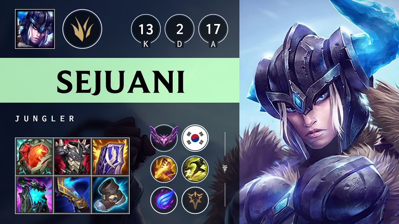 Sejuani Jungle vs Lillia - KR Master Patch 25.13