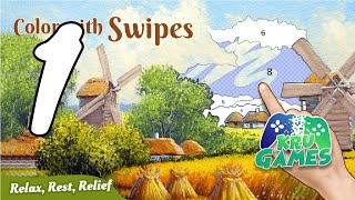 Color by Number with Swipes: Coloring Games Gameplay #1 All Levels (Android, IOS) screenshot 4