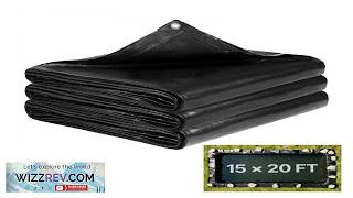 VEVOR 15 x 20 ft Pond Liner 14 Mil Thickness 3 Layer Reinforced