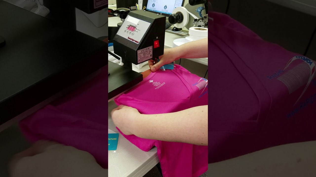 Rebranding using heat transfer clothing labels YouTube