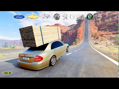 Impossible weight challenge 2400 KG #3 Can the car climb to the top - BeamNG.drive