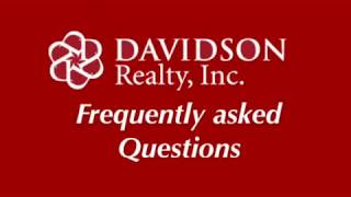 Davidson Property Management FAQ