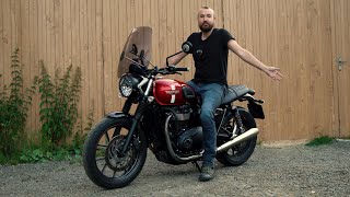 Triumph Street Twin - подробный обзор и тест-драйв. Первый Триумф, который меня разочаровал.