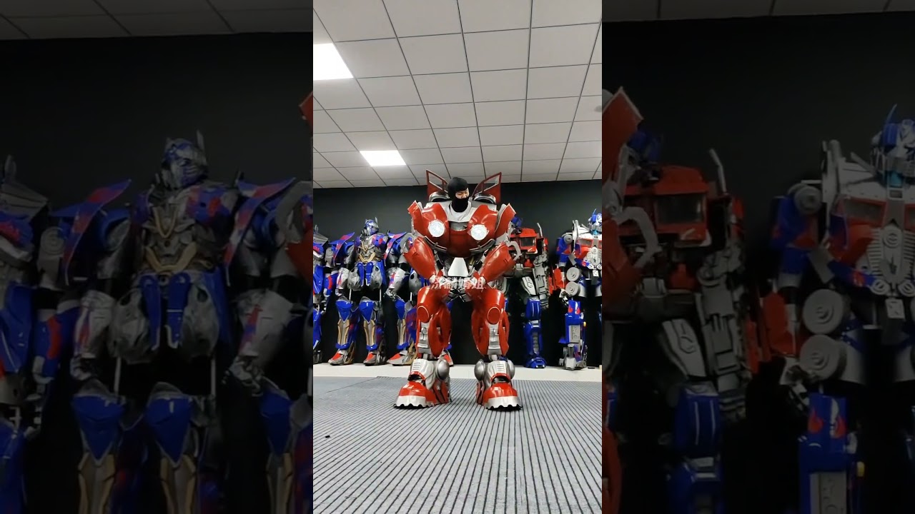 Wearing Mecha Challenge 25-meter Bumblebee Mecha Creation Inspiration Ready I'm going to transfo