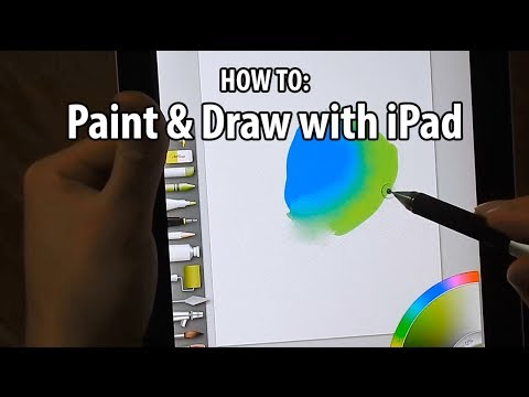 How To Draw on iPad with ArtRage Procreate iPadArt 