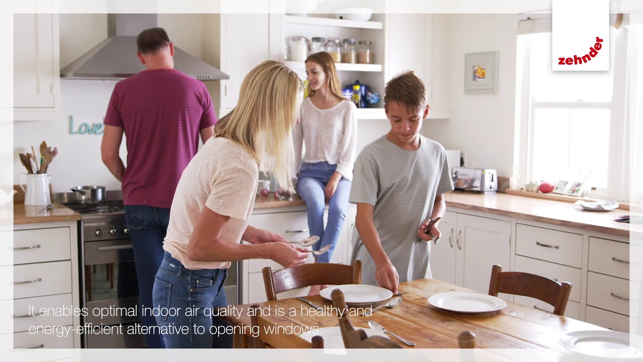 Zehnder Comfortable Indoor Ventilation Humidity Recovery Youtube