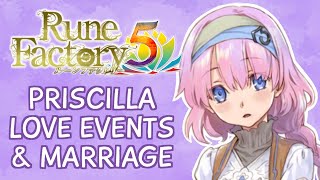 Rune Factory 5 - Priscilla Love & Marriage Compilation
