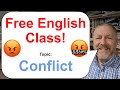 Lets learn english topic conflict 