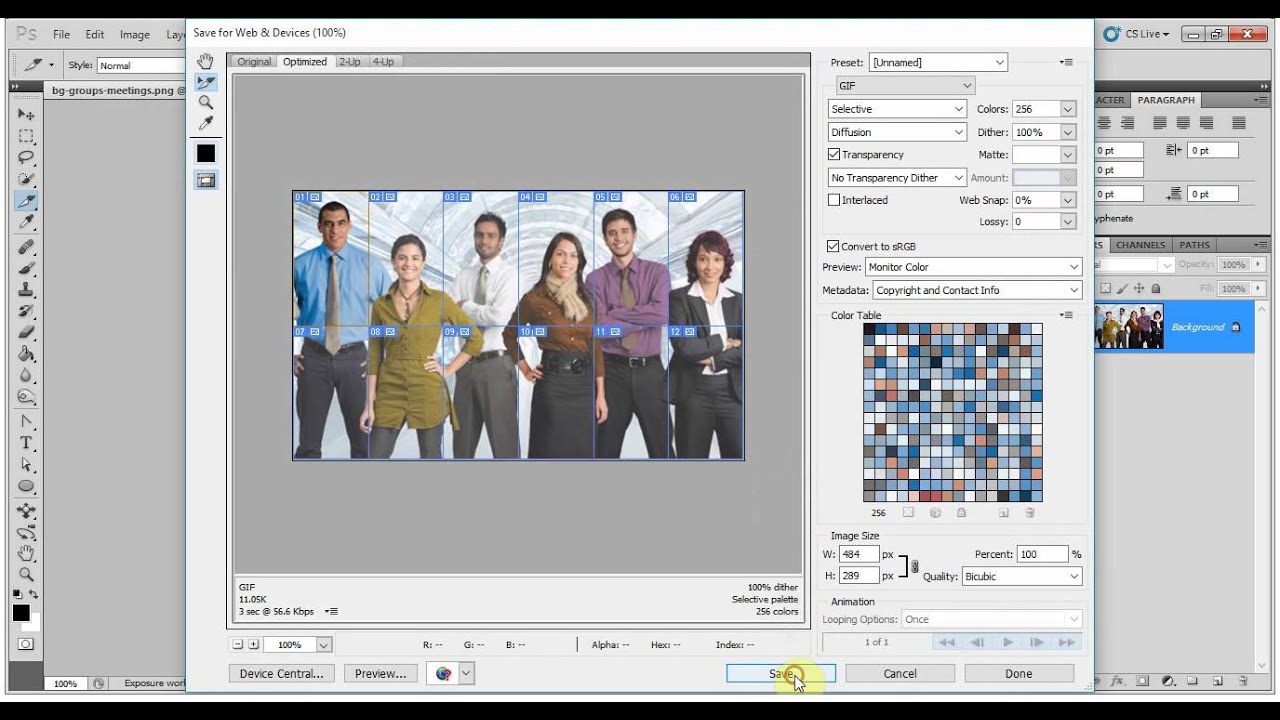 Adobe Photoshop Tutorial for beginners - slice tool in photoshop