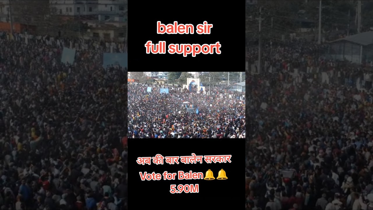 बालेन सरकार। vote  for balen sha. 