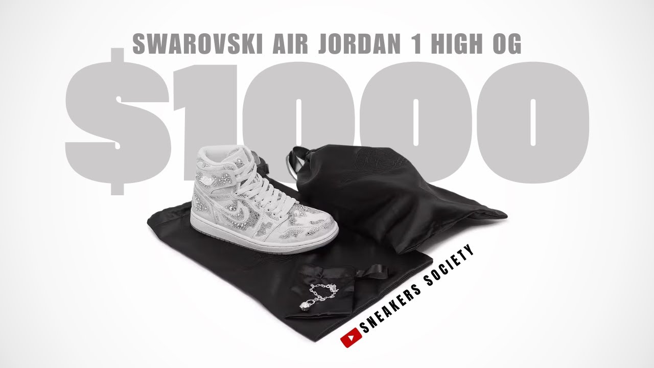 VAST GREY 2026 Swarovski x Air Jordan 1 High OG | DETAILED LOOK + PRICE