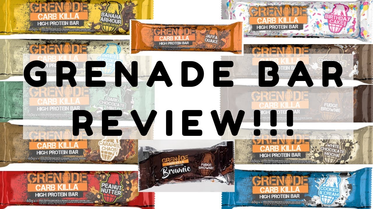 GRENADE BAR REVIEW - taste test | Karen O'Connell | KO Fitness