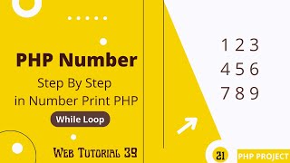Famous Number Pattern Print In PHP | Step By Step Print Number In PHP | Web Tutorial 39 Profile