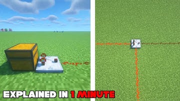 Redstone Comparators Explained in 1 Minute || 1 Minute Tutorials