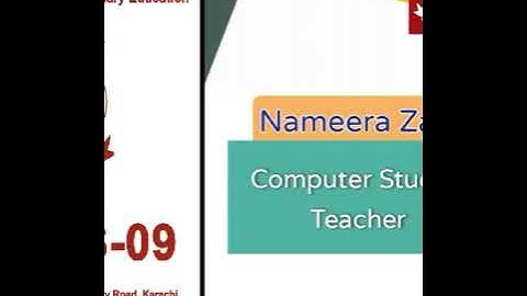 Orientation Video Computer Science C-VIII Ms Nameerah Zaidi Tuesday 27-07-21.