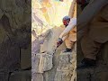 Dangerous Stone Breaking 😱#stonemining #shorts #viral
