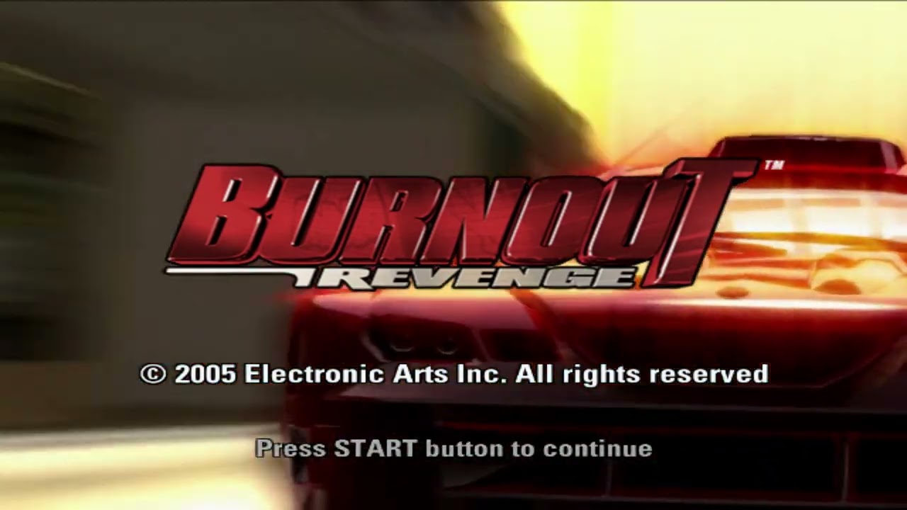 Burnout Revenge Title Screen + Music [PS2]