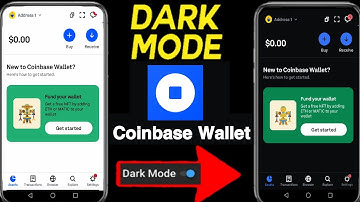 How to enable dark mode on coinbase wallet account||Disable light mode on coinbase wallet account
