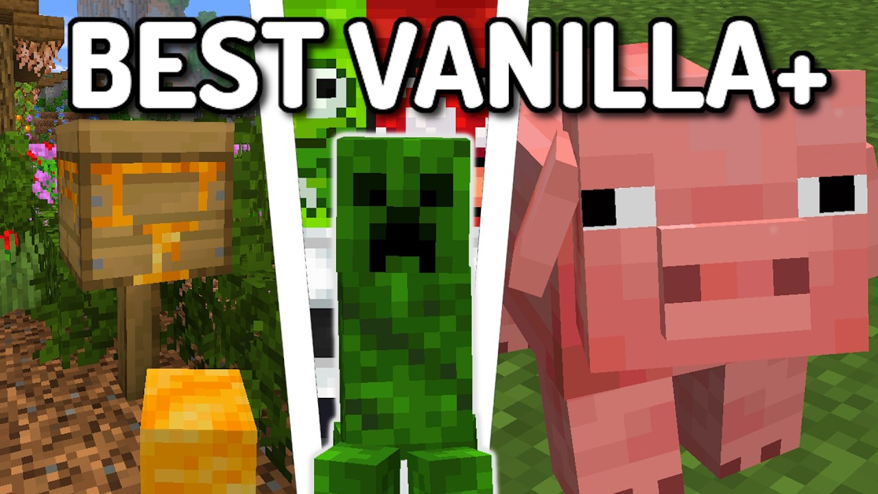 10 VANILLA+ RESOURCE PACKS for Minecraft 1.21 - YouTube