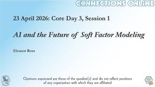 CO26 D3S1: AI and the Future of Soft Factor Modeling
