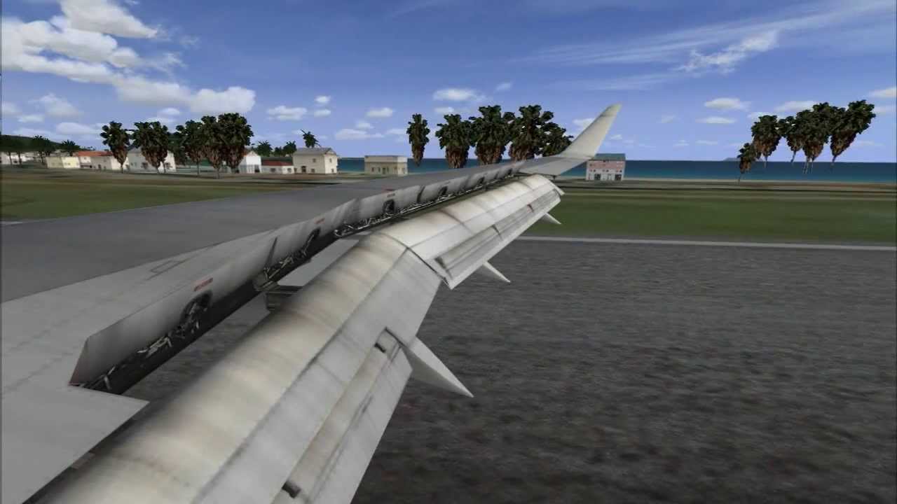 [FSX HD] B757 LANDING @ PRNCESS JULIA INTL. - YouTube