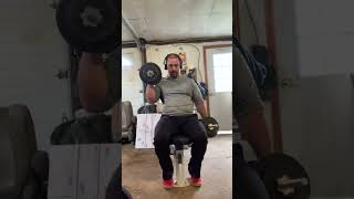 Wendler 531 Template 5X5/3/1 C1W2D3 Bench Press (221X5X5) and Seated Strict Curl