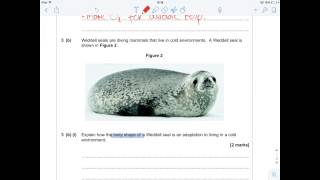 Past Paper Practise - BIOL2 June 2014 Q3: Oxygen Dissociation Curve / Data Handling