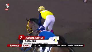 Oğlum Doruk / Grup - 1 Byerley Turk Koşusu 2022 / Gökhan Kocakaya
