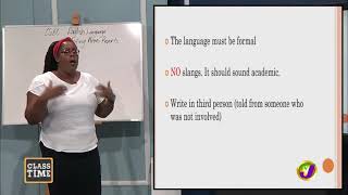 CSEC English A Writing News Reports