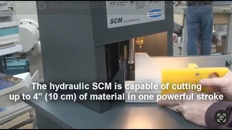 Challenge SCM Hydraulic Cornering Machine