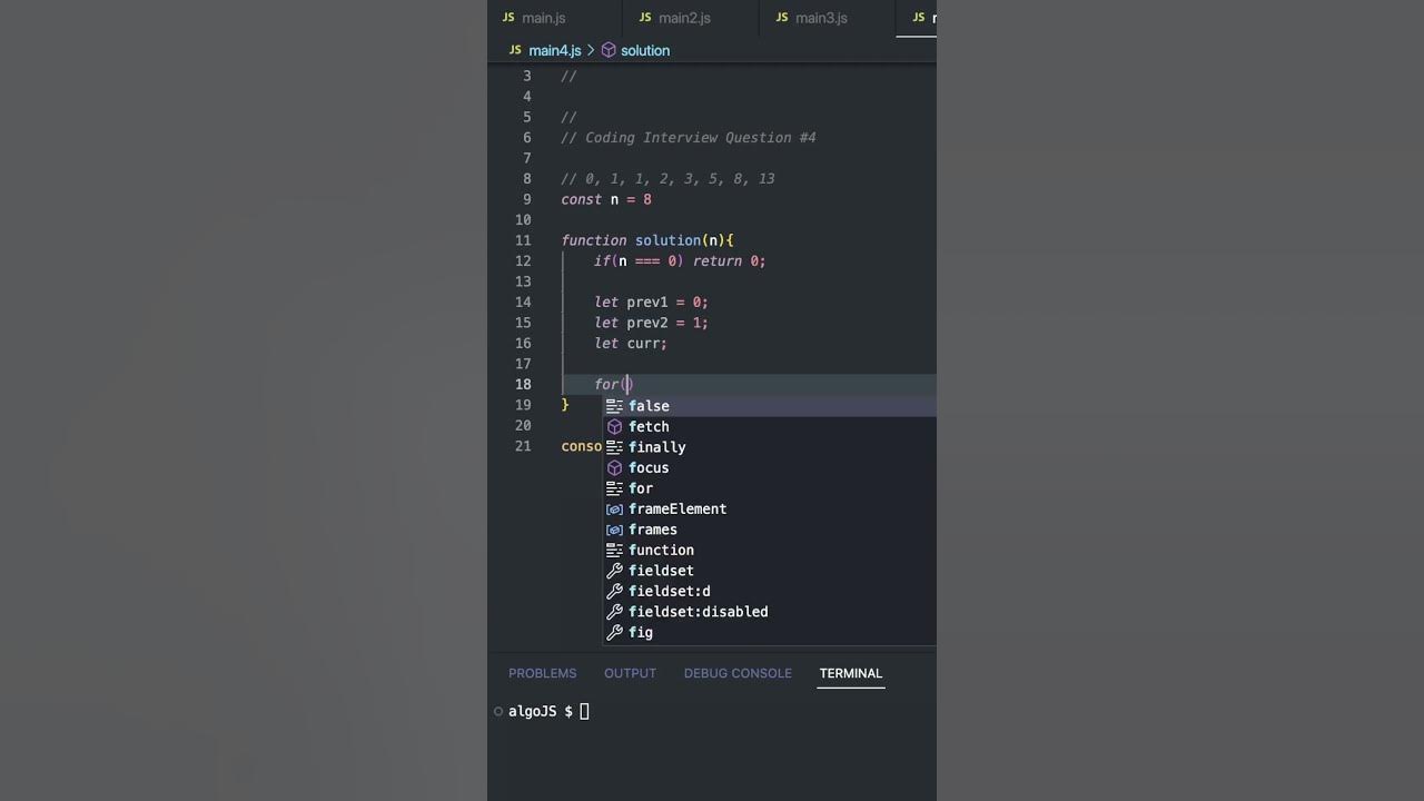 How to Check For A Fibonacci Number - JavaScript - YouTube