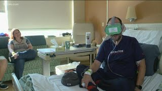 Virtual reality takes UCHealth patients to Broncos games