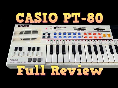 CASIO PT-80 ビンテージシンセ 80年代シンセ 37鍵 CASIO PT-80 ビンテージシンセ 80年代シンセ 37鍵 CASIO PT-80