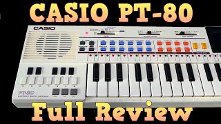 Full Review of the Casio PT-80 keyboard