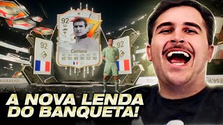 CHEGOU O CANTONA 92 NO BANQUETA!! E TIREI 11 HERÓIS +2 ICONS NOS PACKS!!