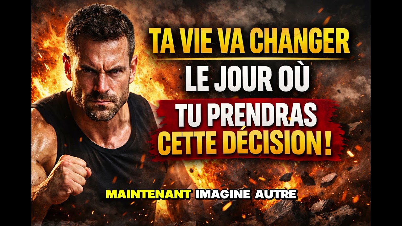 Ta vie va changer le jour où tu prendras cette décision!