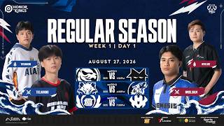 LIVE | PKL Honor of Kings Fall Season 2026 | Regular Season Week 1 - Day 1
