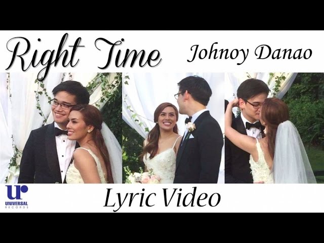 Johnoy Danao - Right Time - (Official Lyric Video)