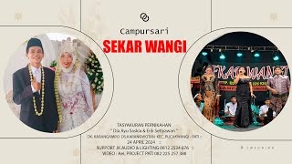 LIVE  ' CAMPURSARI SEKAR WANGI '  | TASYAKURAN PERNIKAHAN ' Diah  & Erik ' | JK AUDIO & LIGHTING