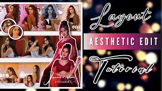 Aesthetic Layout Edit || Picsart Fanpage Editing Tutorial ||