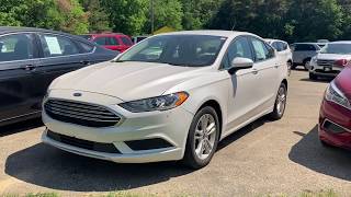 2018 Ford Fusion SE White w/ 37k Low Miles Very Clean CarZone Sales Paw Paw We Finance! 269 657 5700