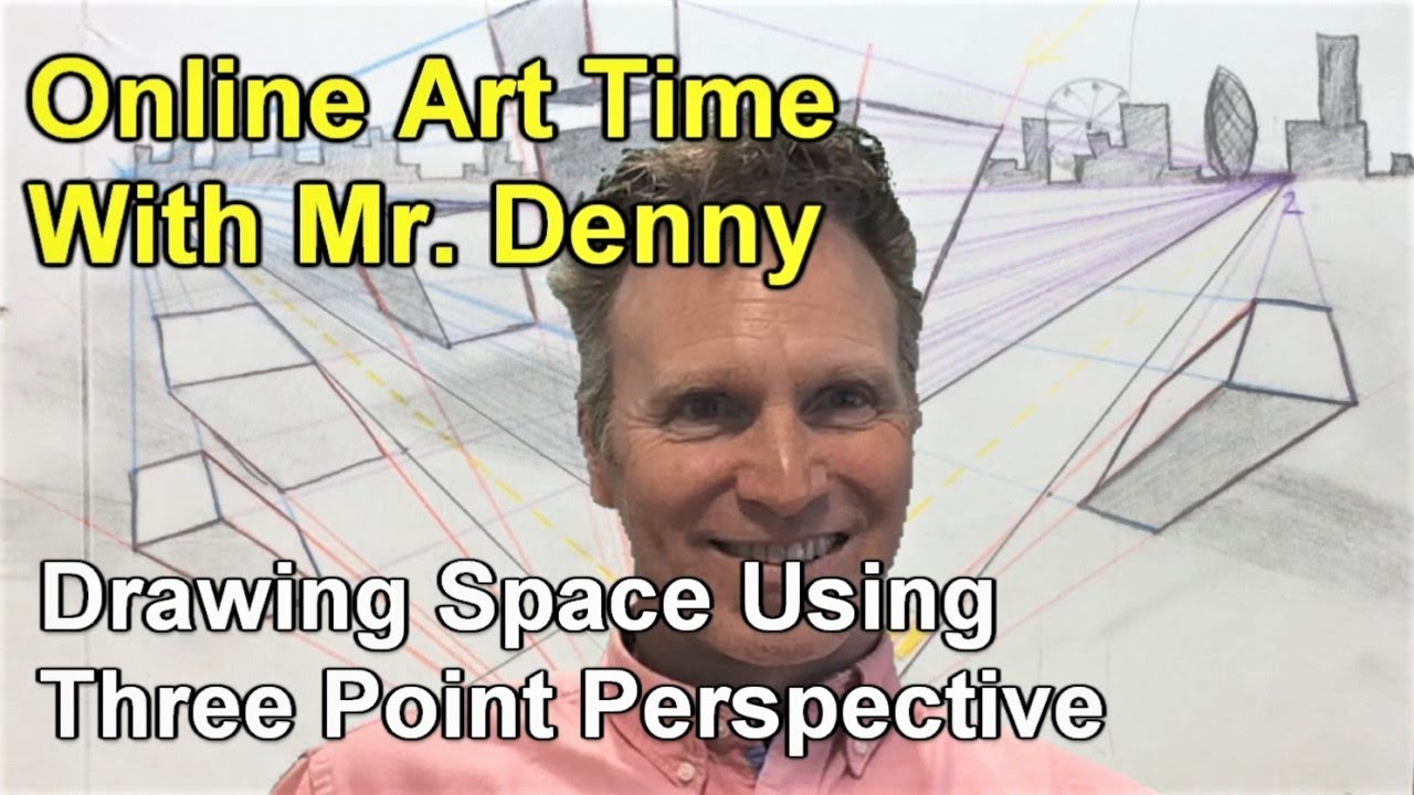 Drawing Space Using Three Point Perspective 