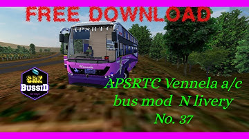 apsrtc new Vennela bus livery out now.. Review by Srk bussid hub . vennela HD+ livery free download