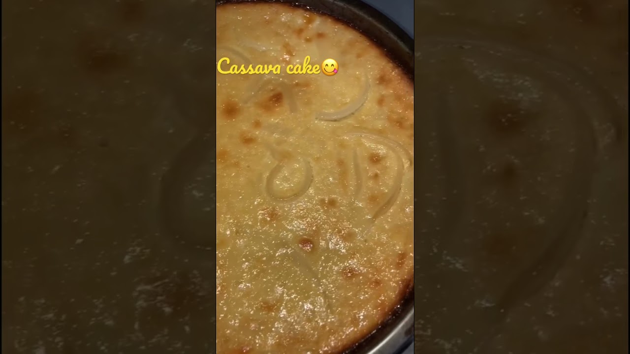 My yummy cassava cake with macapuno