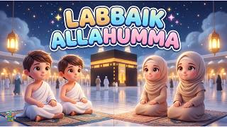 Labbaik Allahumma Labbaik 🤍 Hajj Talbiyah for Worldwide Children 🕋 Heart Soothing Learning Dhikr screenshot 2