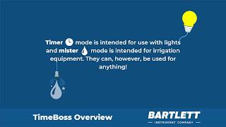 Bartlett TimeBoss | Overview