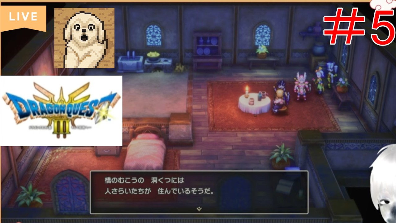 【レトロゲーム実況配信】（ネタバレあり）ドラゴンクエスト3　#5　バハラタから。誘拐事件を解決し、黒こしょうを手に入れることができるのかっ！？