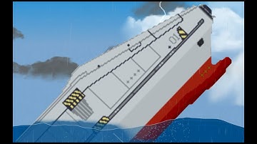 Sinking the ship John Smith - Floating Sandbox Simulator