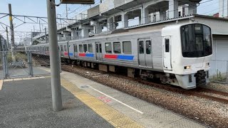 区間快速羽犬塚行き811系 鹿児島線竹下駅通過