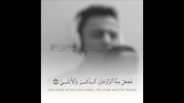 ارح سمعك.. تلاوة هادئة تريح القلب والعقل💙🎧 | من سورة القيامة القارئ يوسف زمو💙